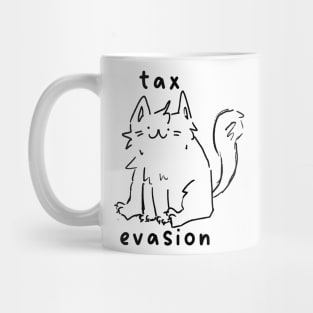 Tax Evasion Cat Mug